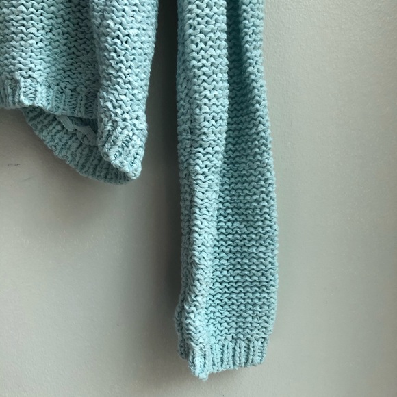 VERO MODA Open Back Pastel Blue Sweater - Picture 4 of 7